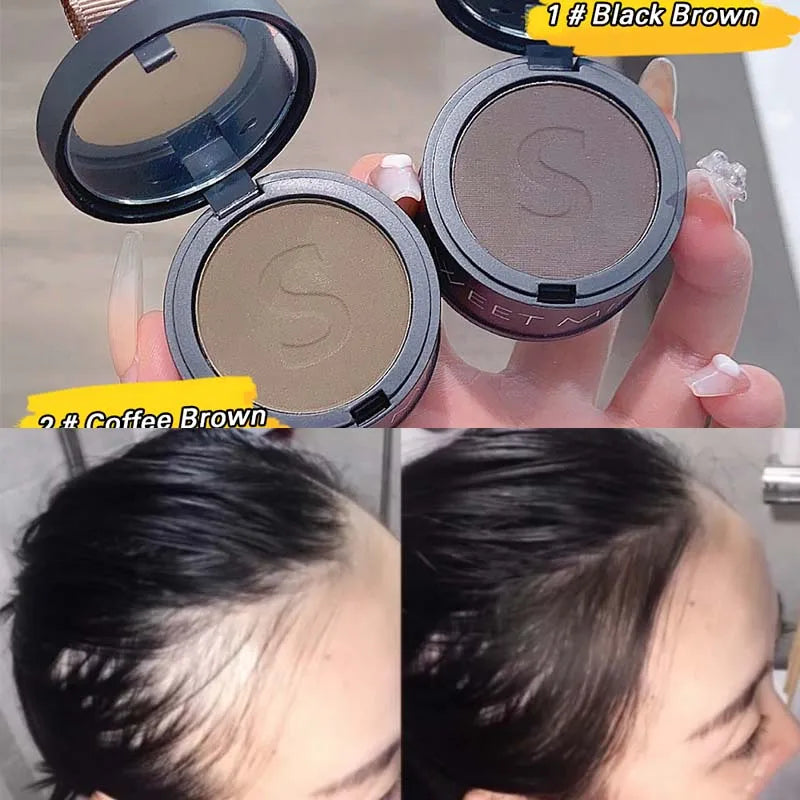 Poudre Coiffante – Couvre les Racines, Zones Clairsemées et Barbe avec Volume Naturel !