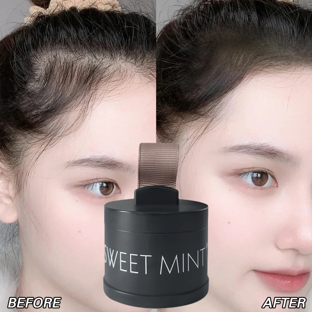 Poudre Coiffante – Couvre les Racines, Zones Clairsemées et Barbe avec Volume Naturel !