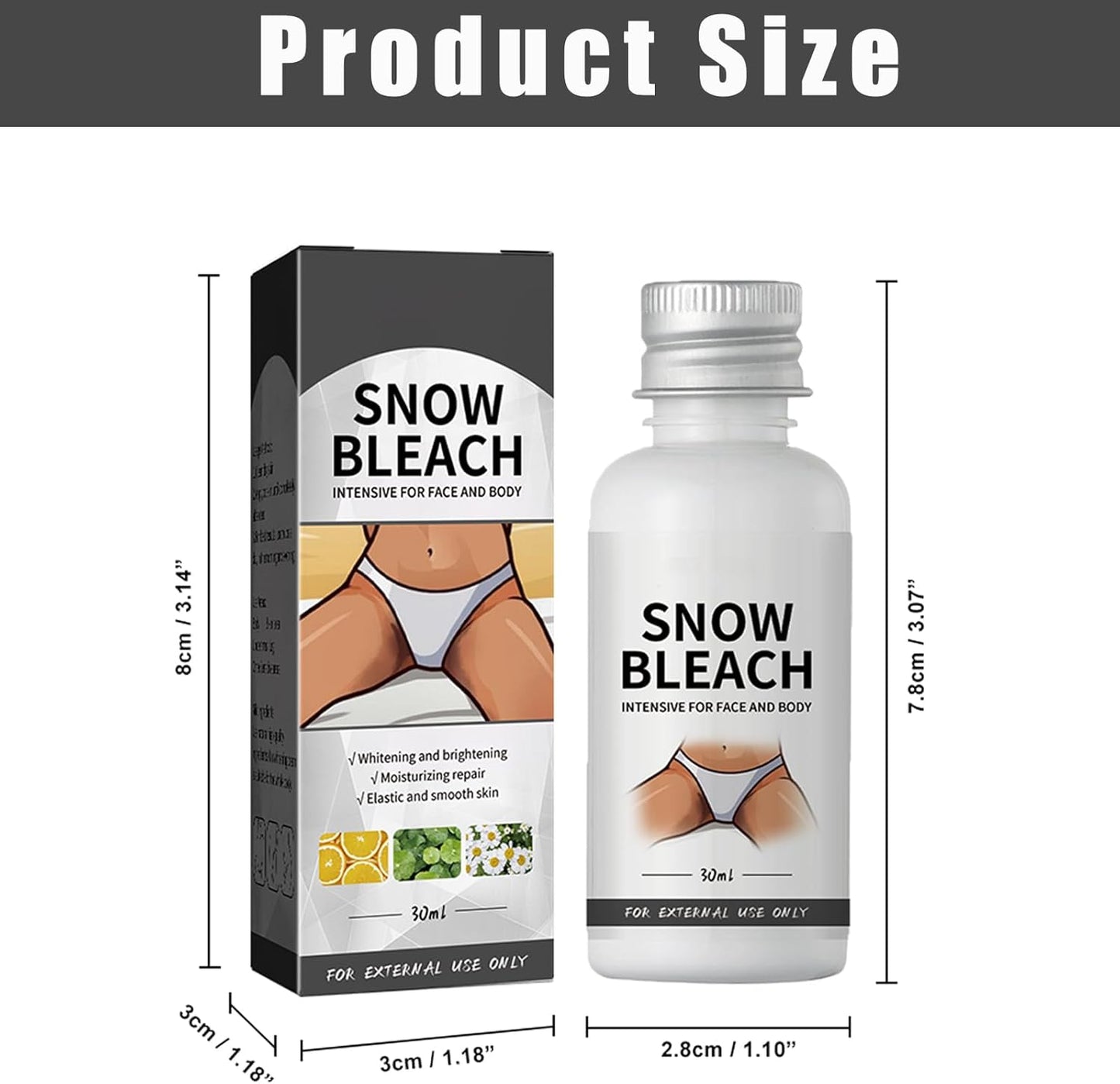 Sérum Snow Bleach – Éclaircissement et Hydratation Profonde