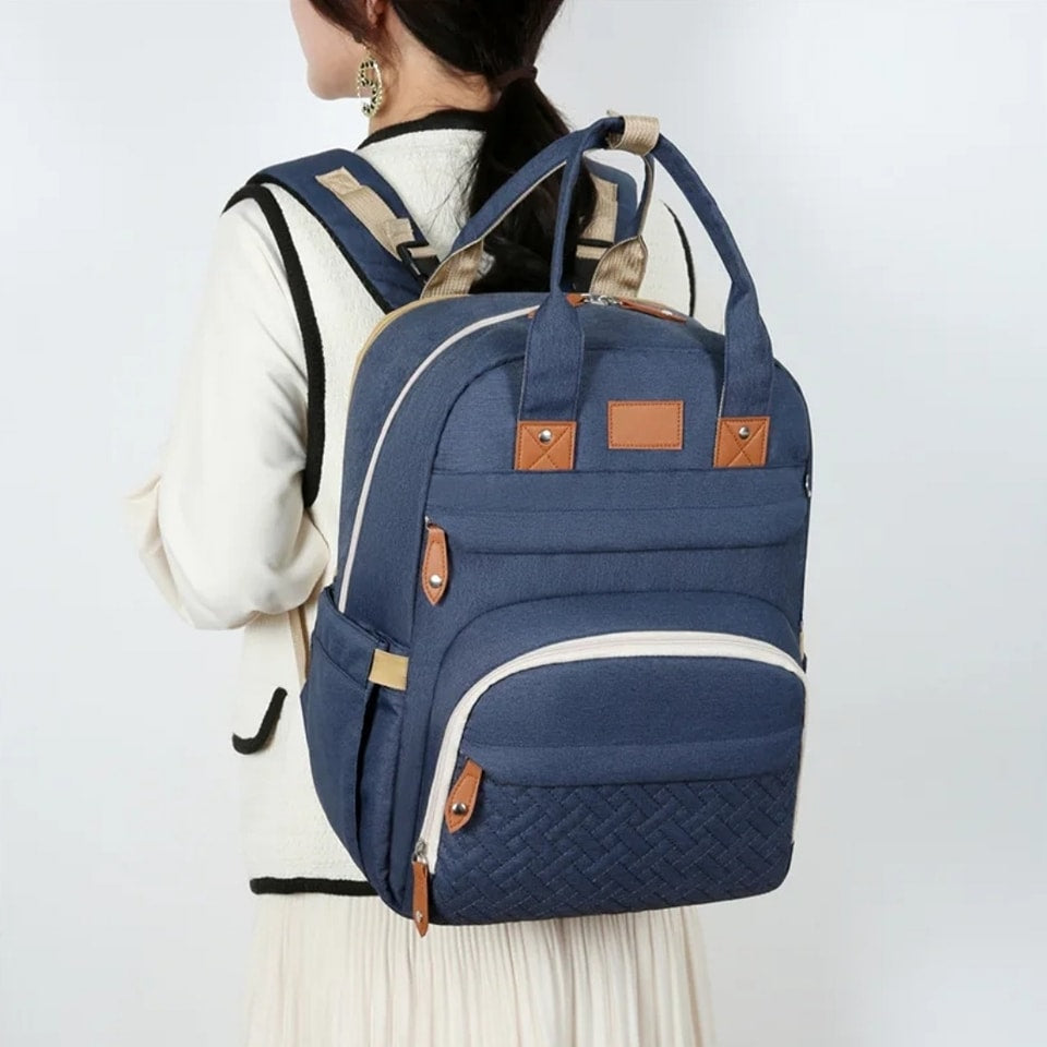 حقيبة ظهر متعددة الوظائف للأمهات 5 في 1 - Sac à Dos de Maternité Multifonction 5-en-1